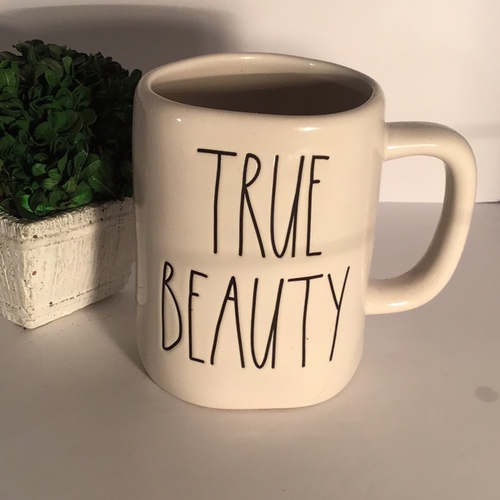Rae Dunn Disney Princess True Beauty Princess Belle white ceramic coffee mug